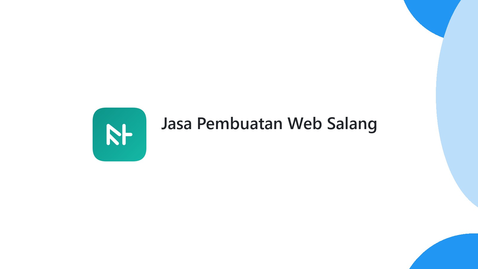 Jasa Pembuatan Web Salang