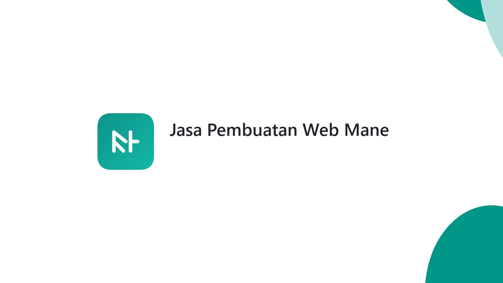 Jasa Pembuatan Web Mane