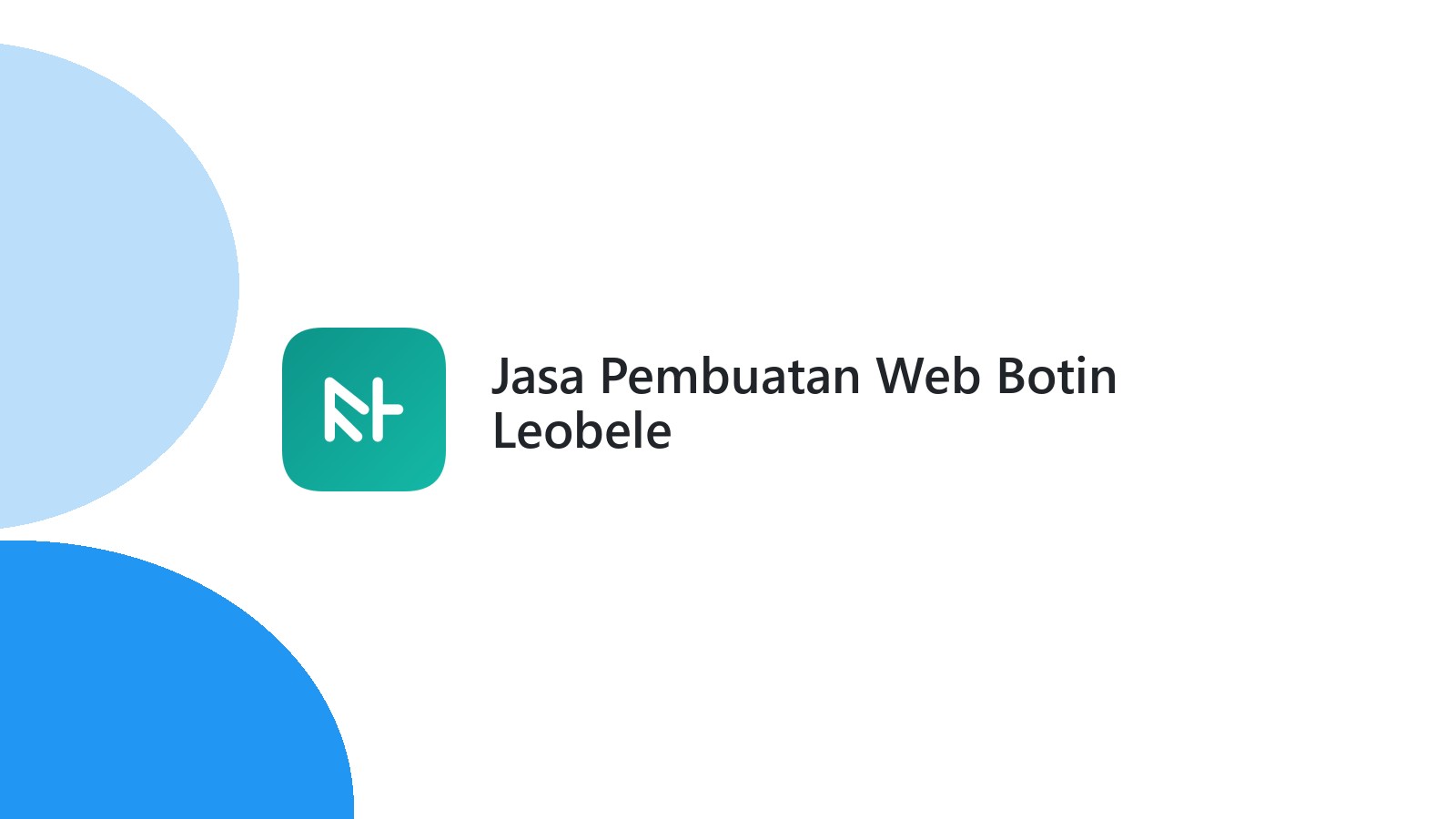 Jasa Pembuatan Web Botin Leobele