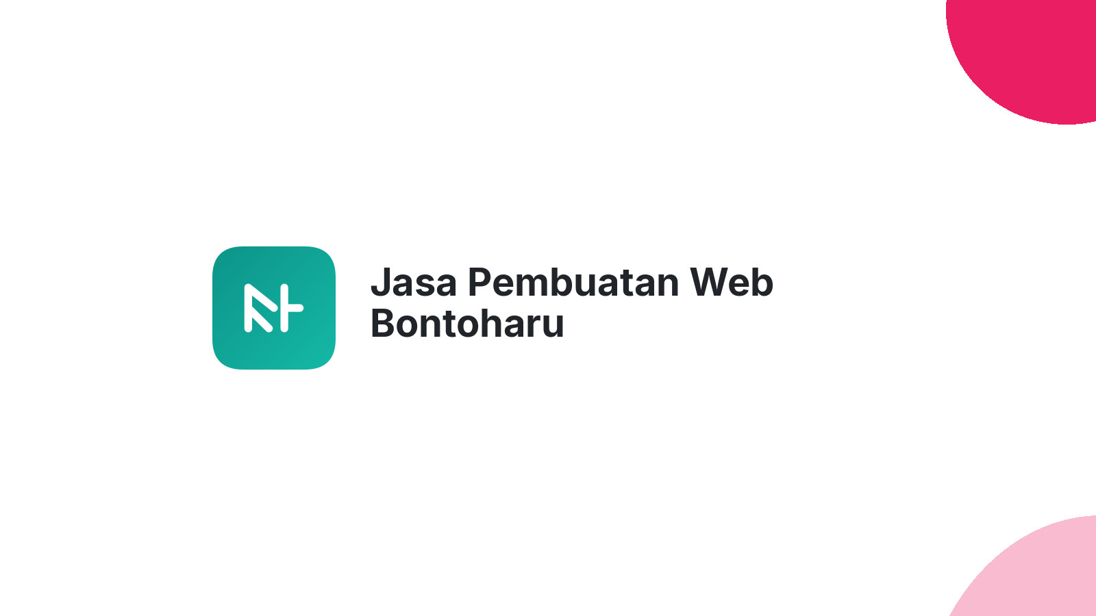 Jasa Pembuatan Web Bontoharu