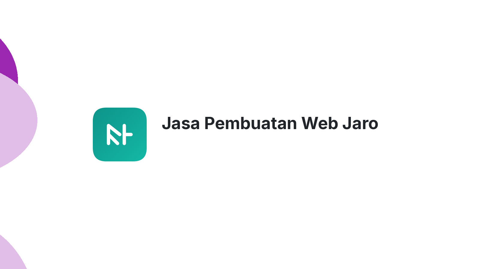 Jasa Pembuatan Web Jaro