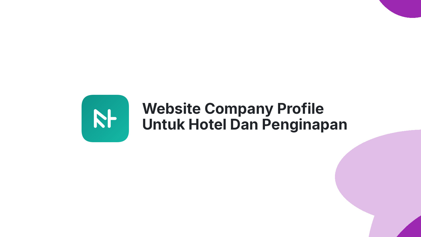 Website Company Profile Untuk Hotel Dan Penginapan