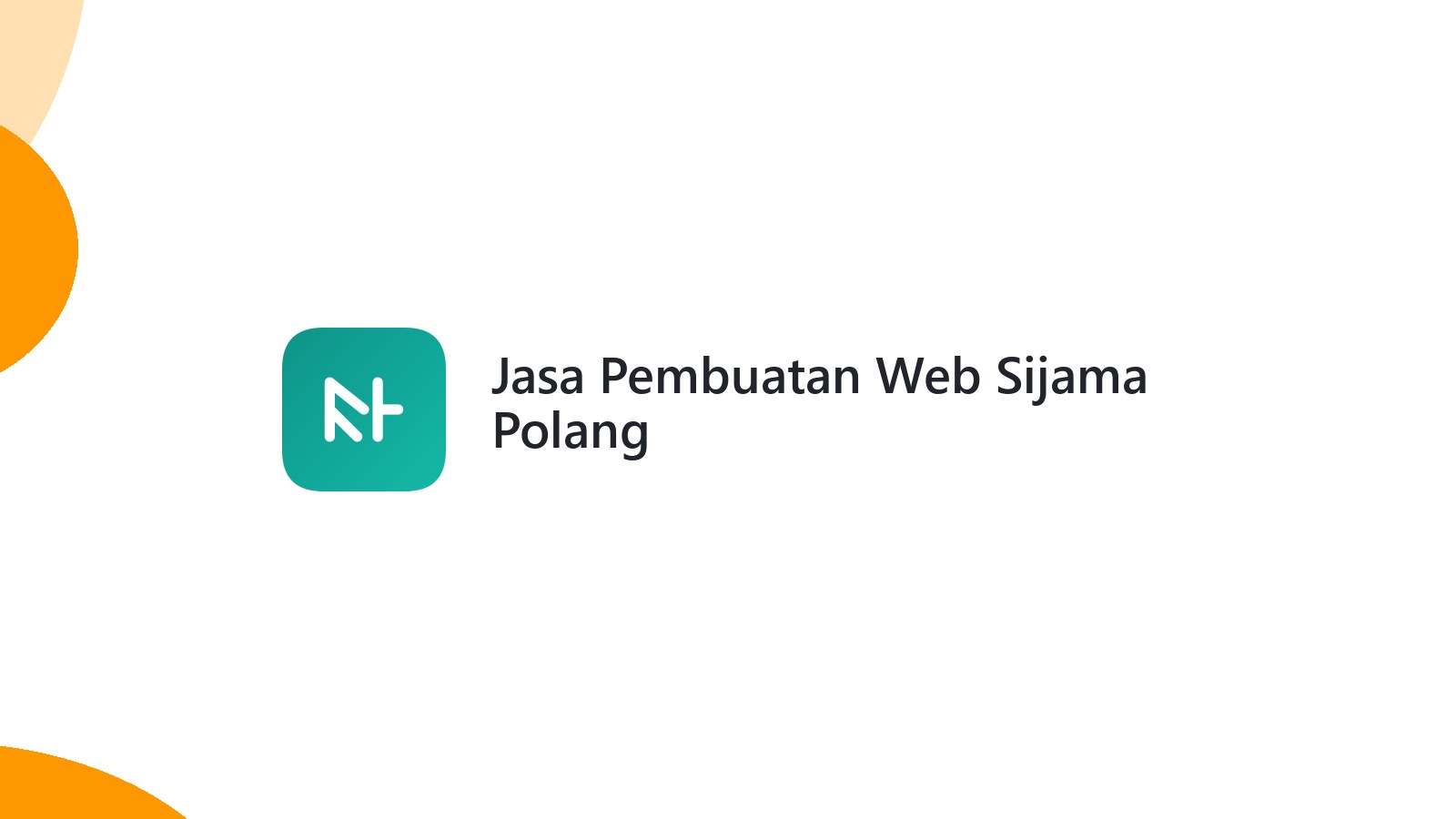 Jasa Pembuatan Web Sijama Polang