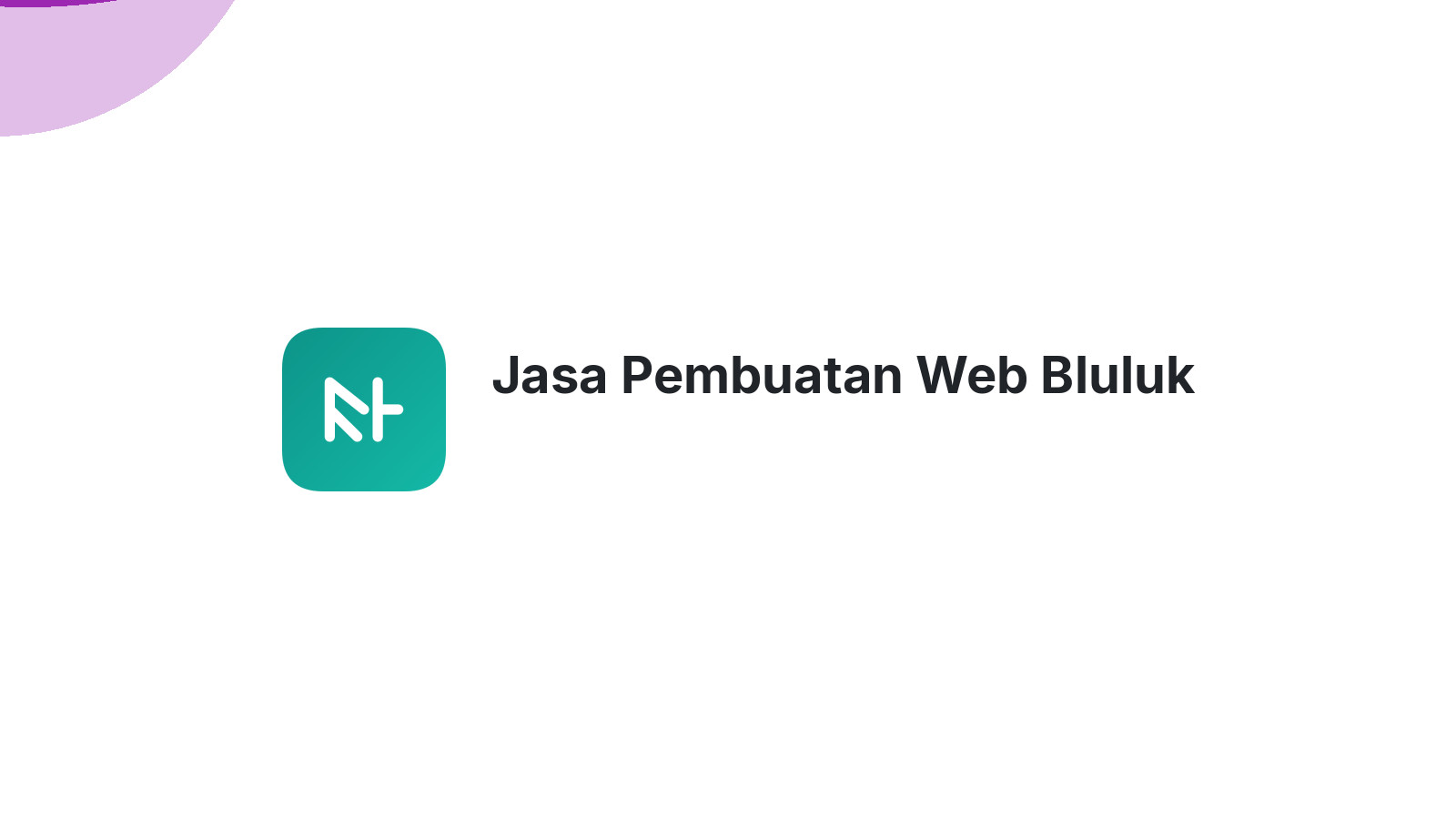 Jasa Pembuatan Web Bluluk
