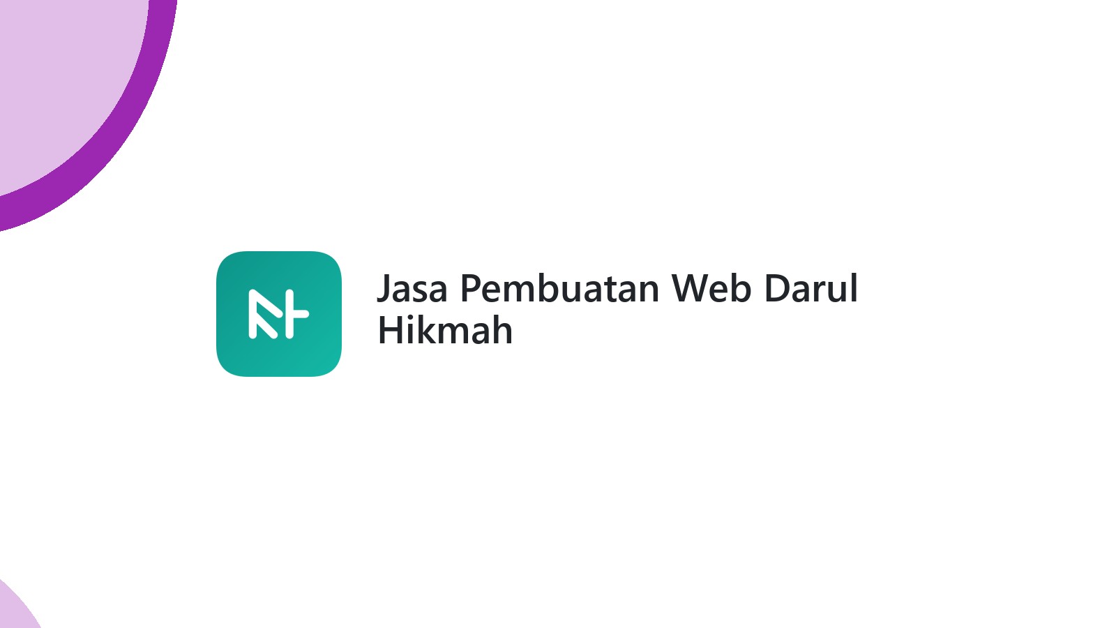 Jasa Pembuatan Web Darul Hikmah