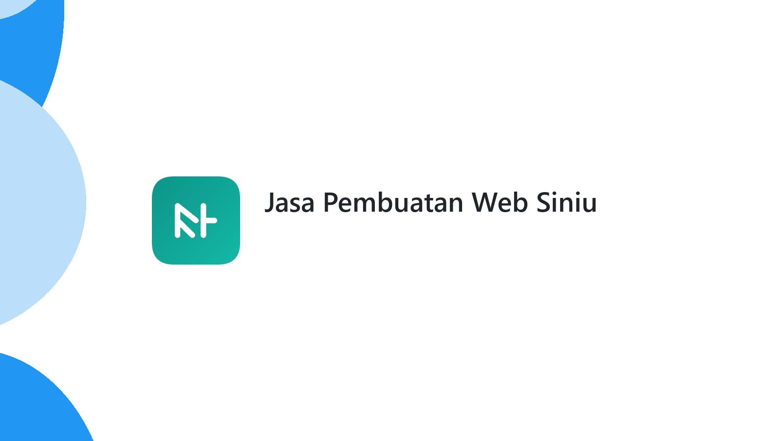 Jasa Pembuatan Web Siniu