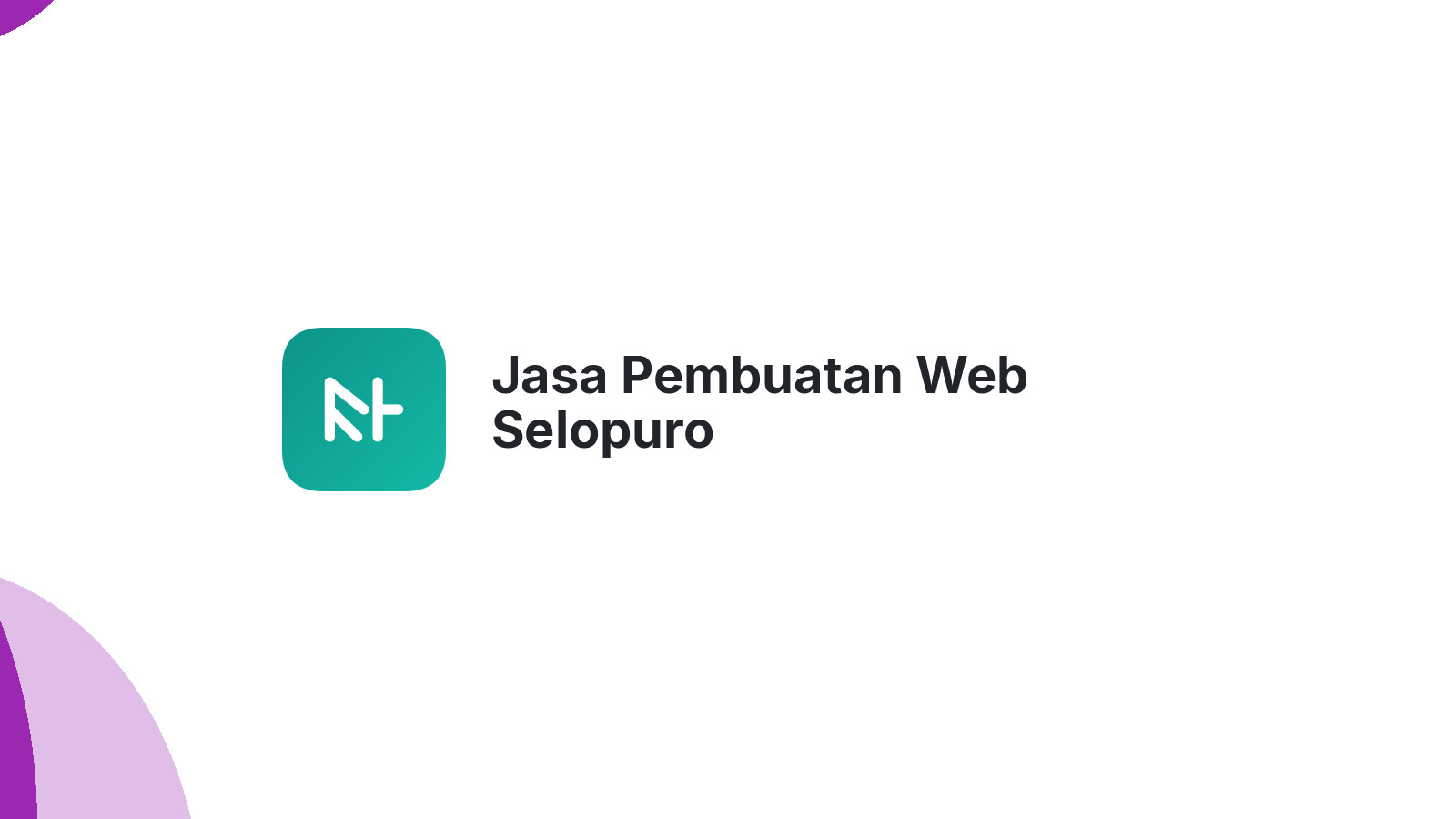 Jasa Pembuatan Web Selopuro