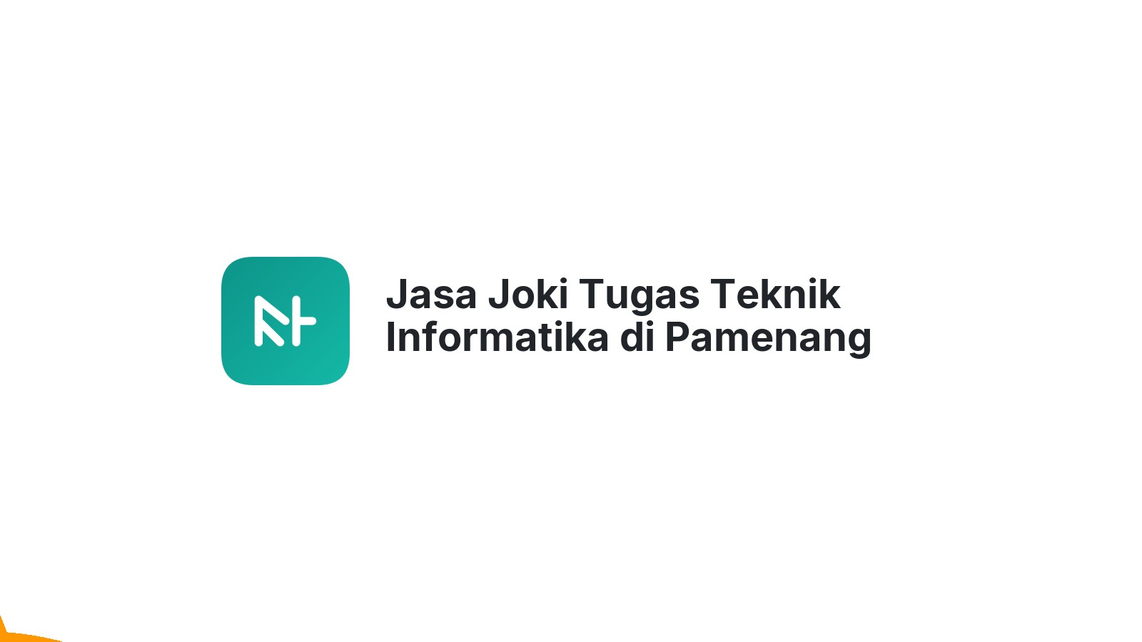 Jasa Joki Tugas Teknik Informatika di Pamenang Barat