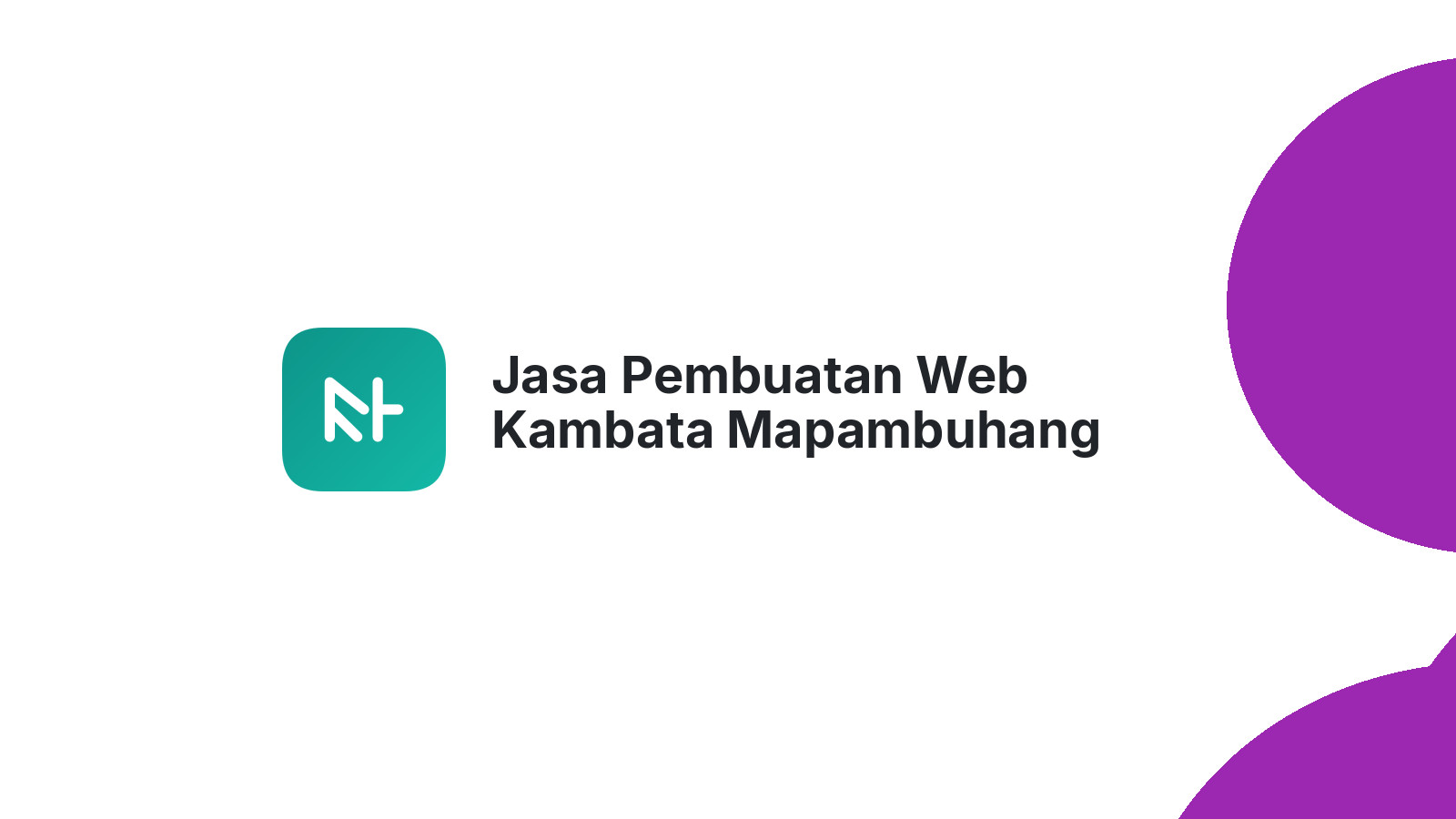 Jasa Pembuatan Web Kambata Mapambuhang