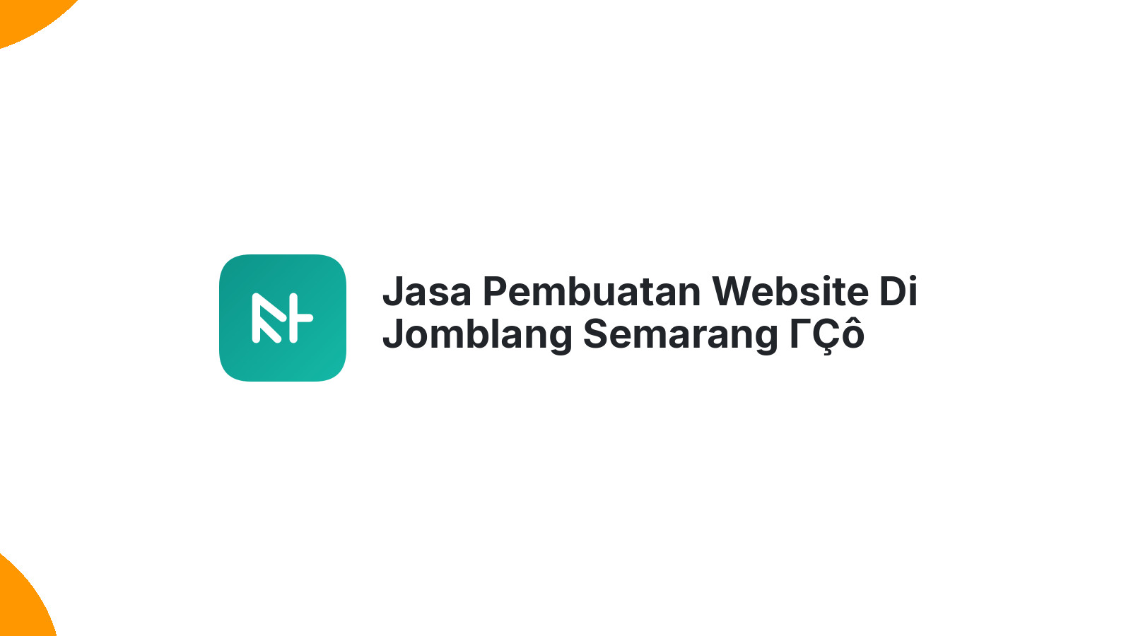 Jasa Pembuatan Website Di Jomblang Semarang ΓÇô Web Modern & Responsif