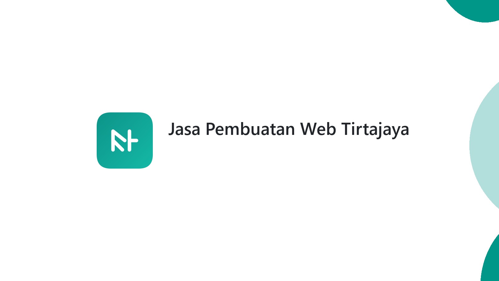 Jasa Pembuatan Web Tirtajaya