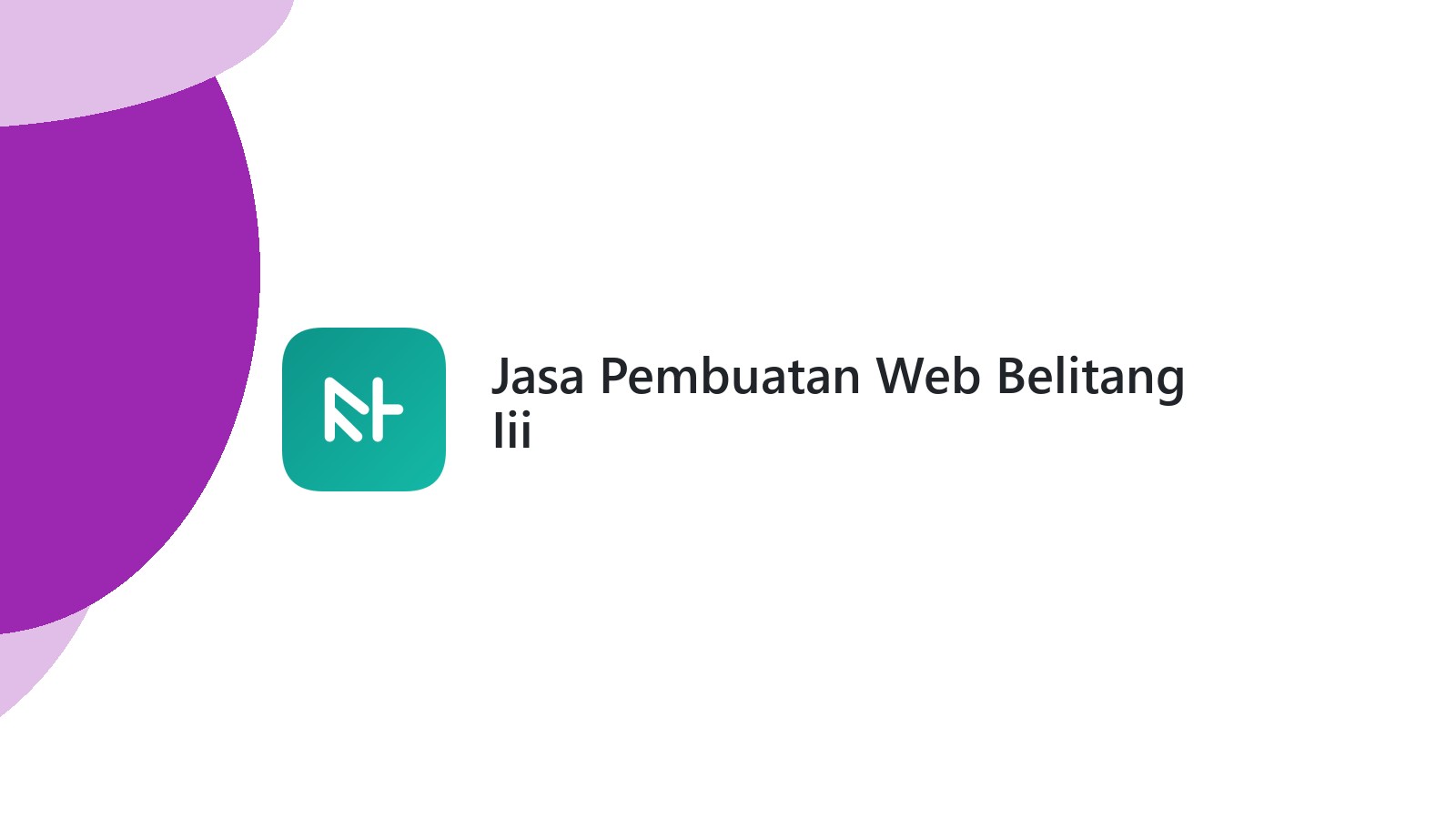 Jasa Pembuatan Web Belitang Iii