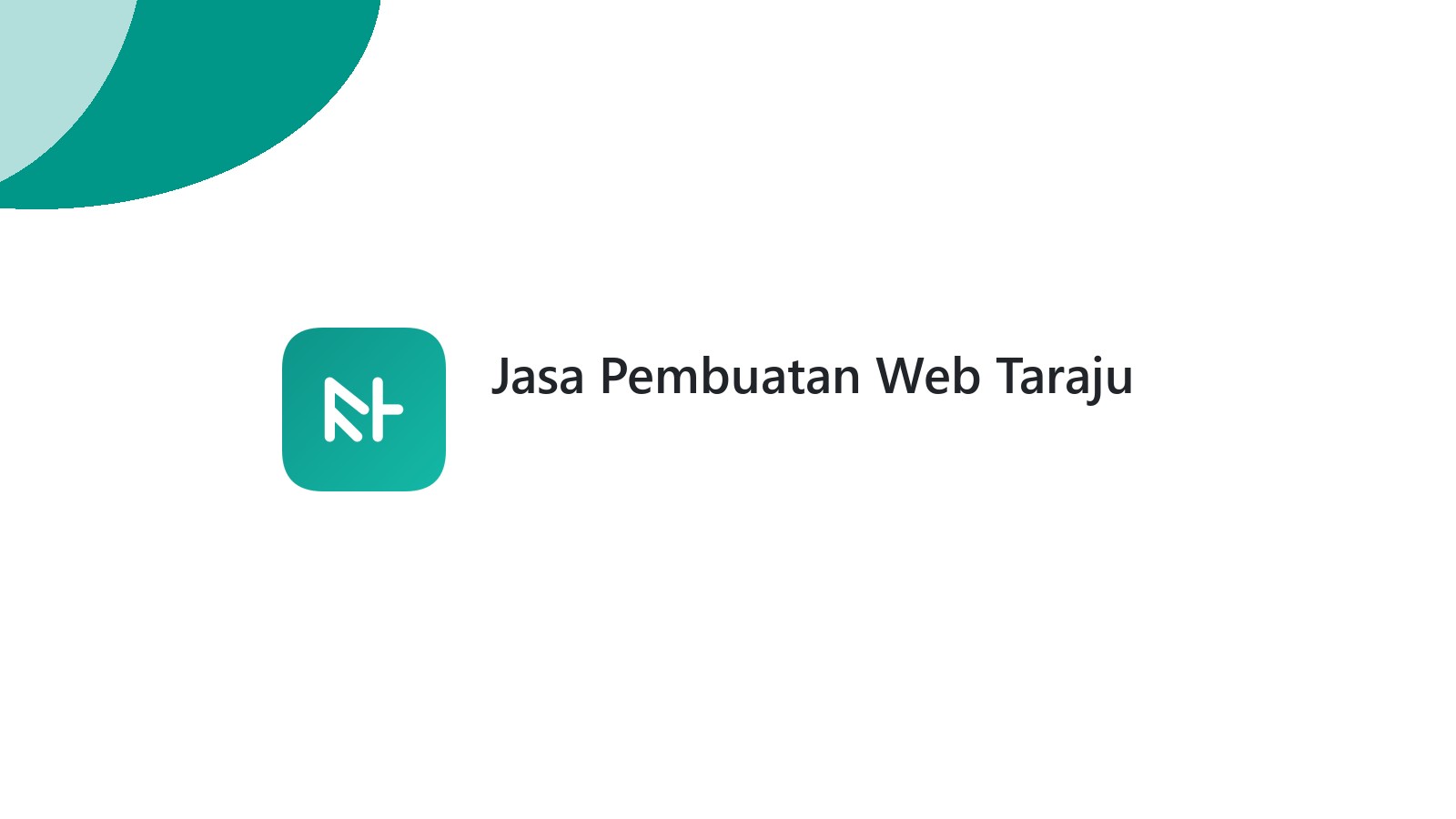 Jasa Pembuatan Web Taraju