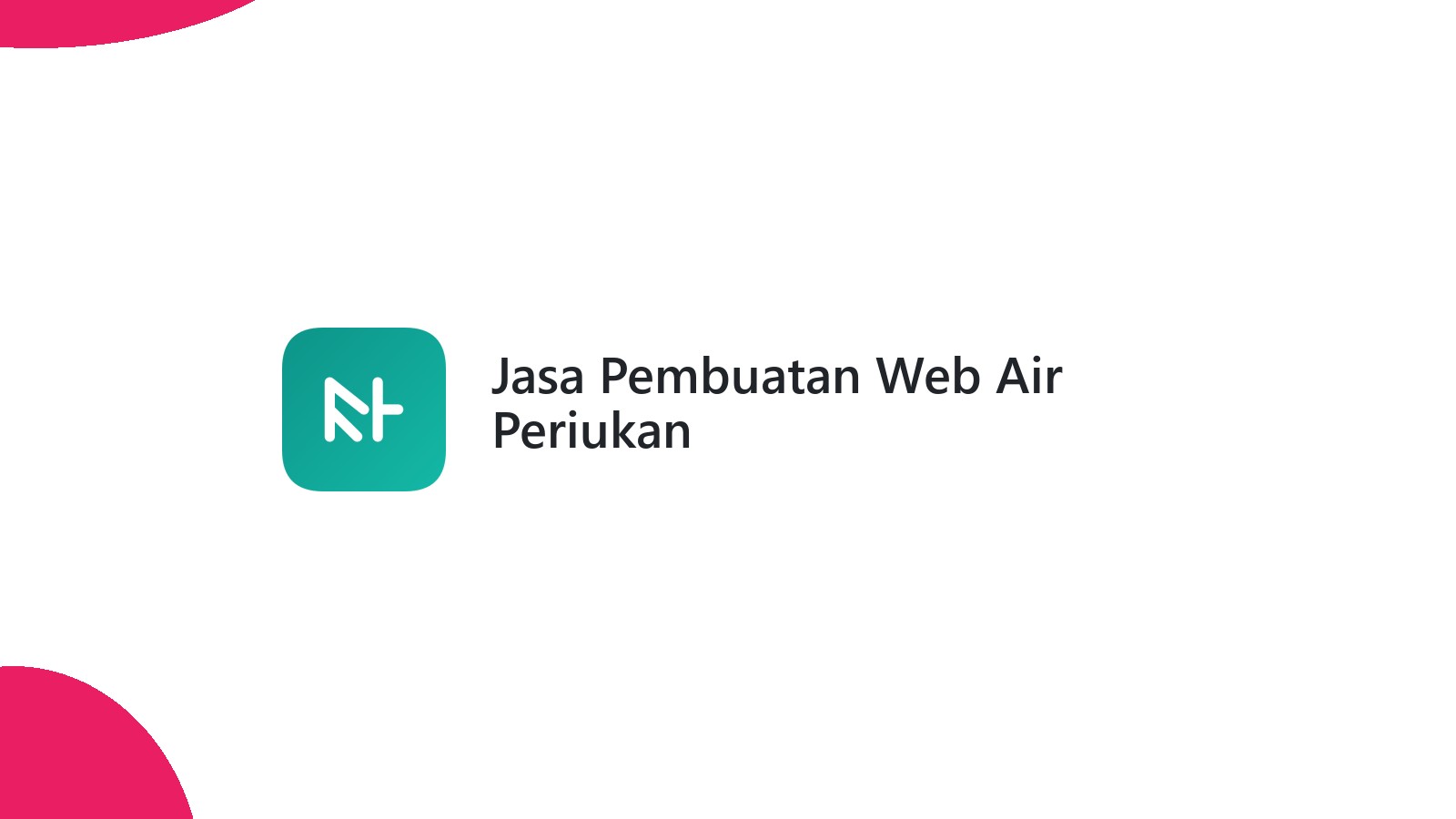 Jasa Pembuatan Web Air Periukan