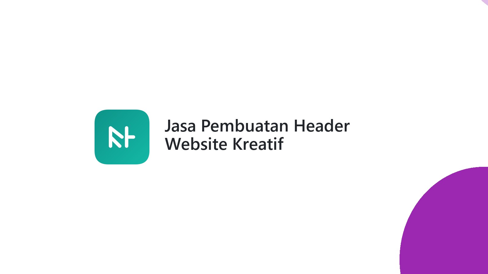 Jasa Pembuatan Header Website Kreatif