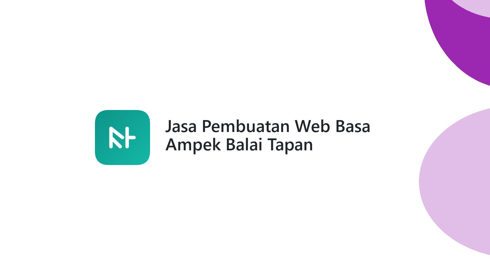 Jasa Pembuatan Web Basa Ampek Balai Tapan