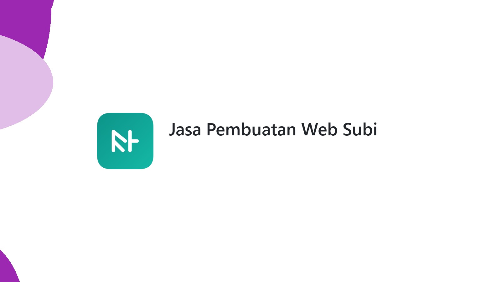 Jasa Pembuatan Web Subi