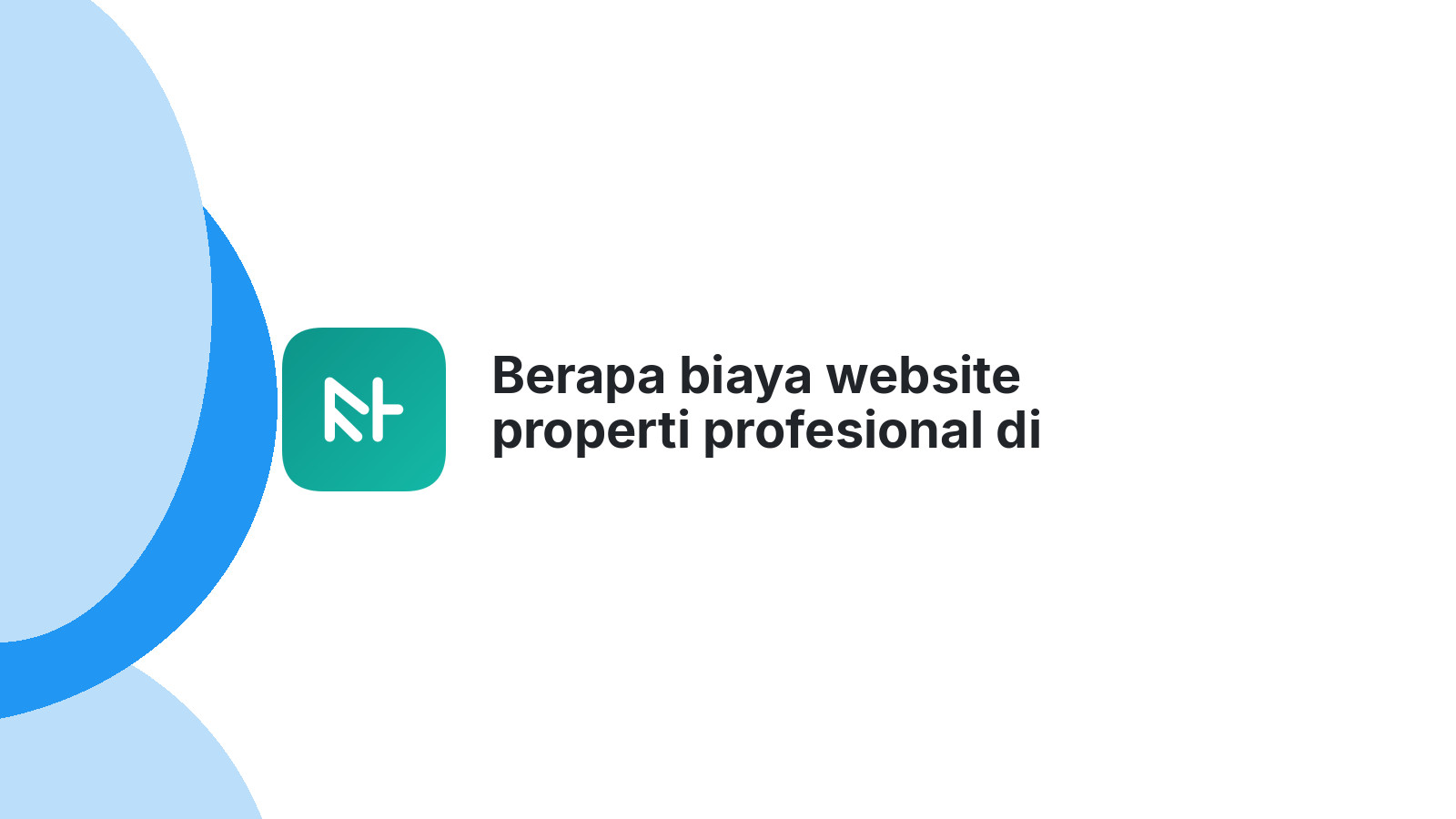 Berapa biaya website properti profesional di Bandung 2026?
