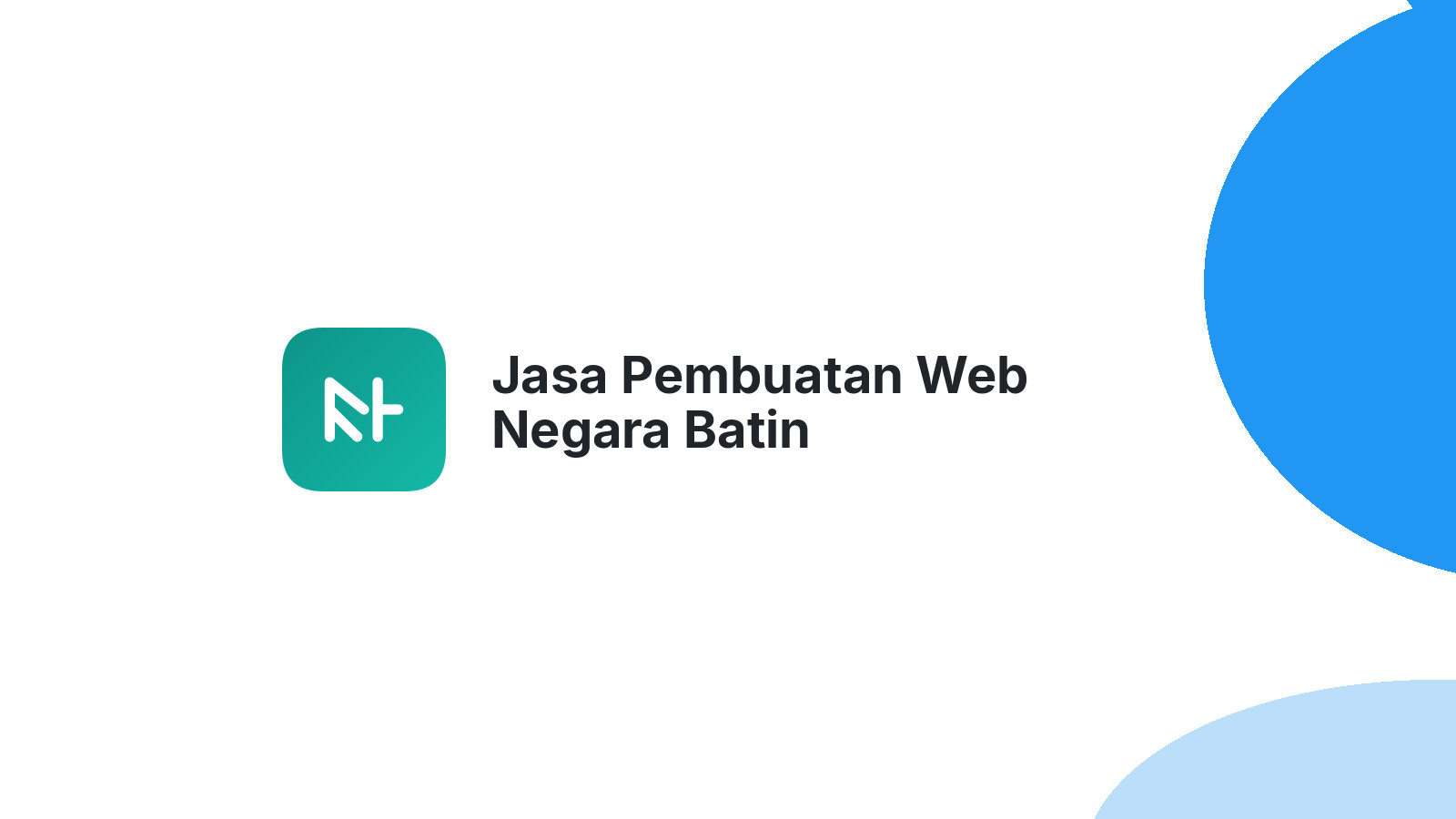 Jasa Pembuatan Web Negara Batin