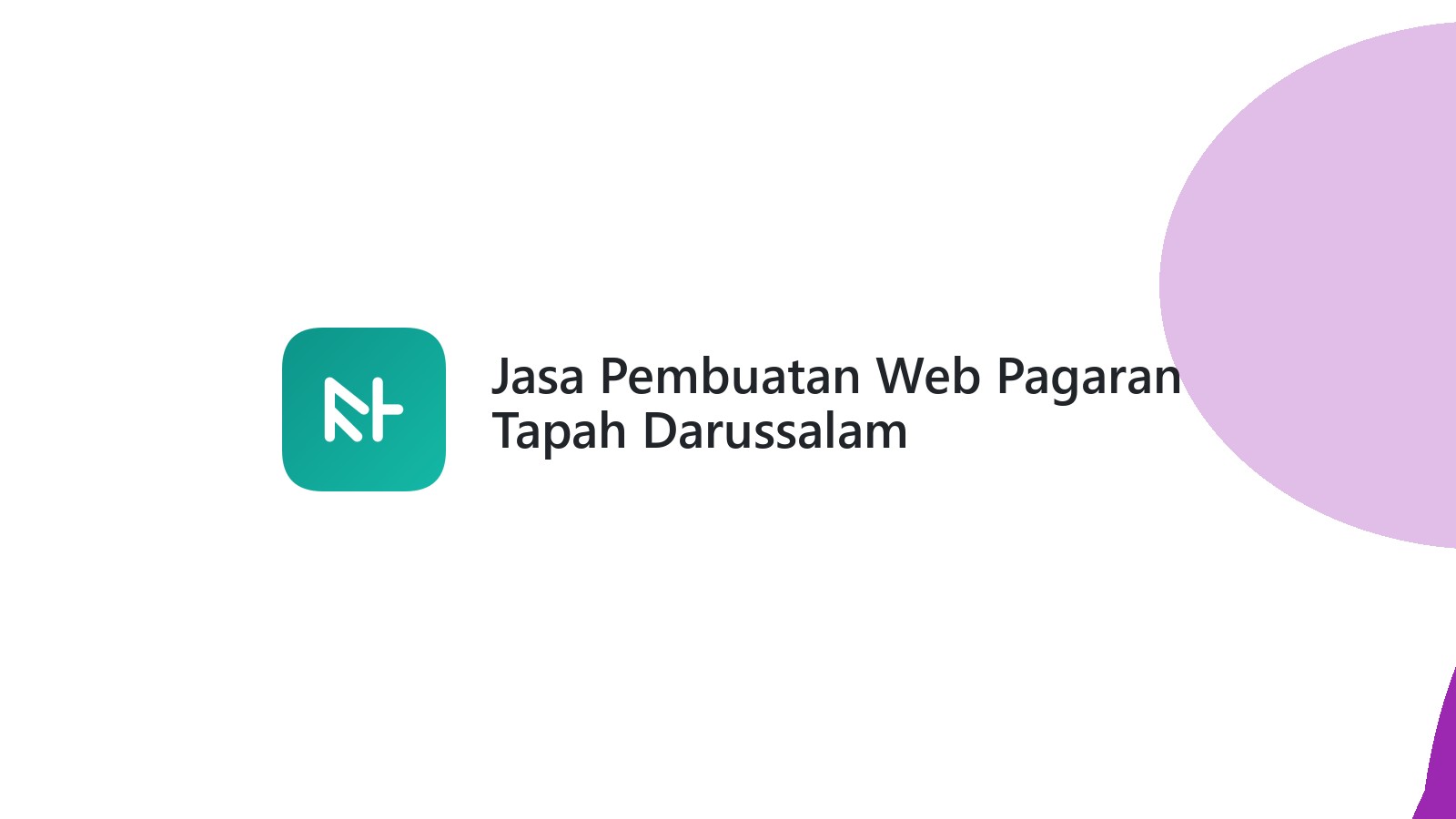 Jasa Pembuatan Web Pagaran Tapah Darussalam