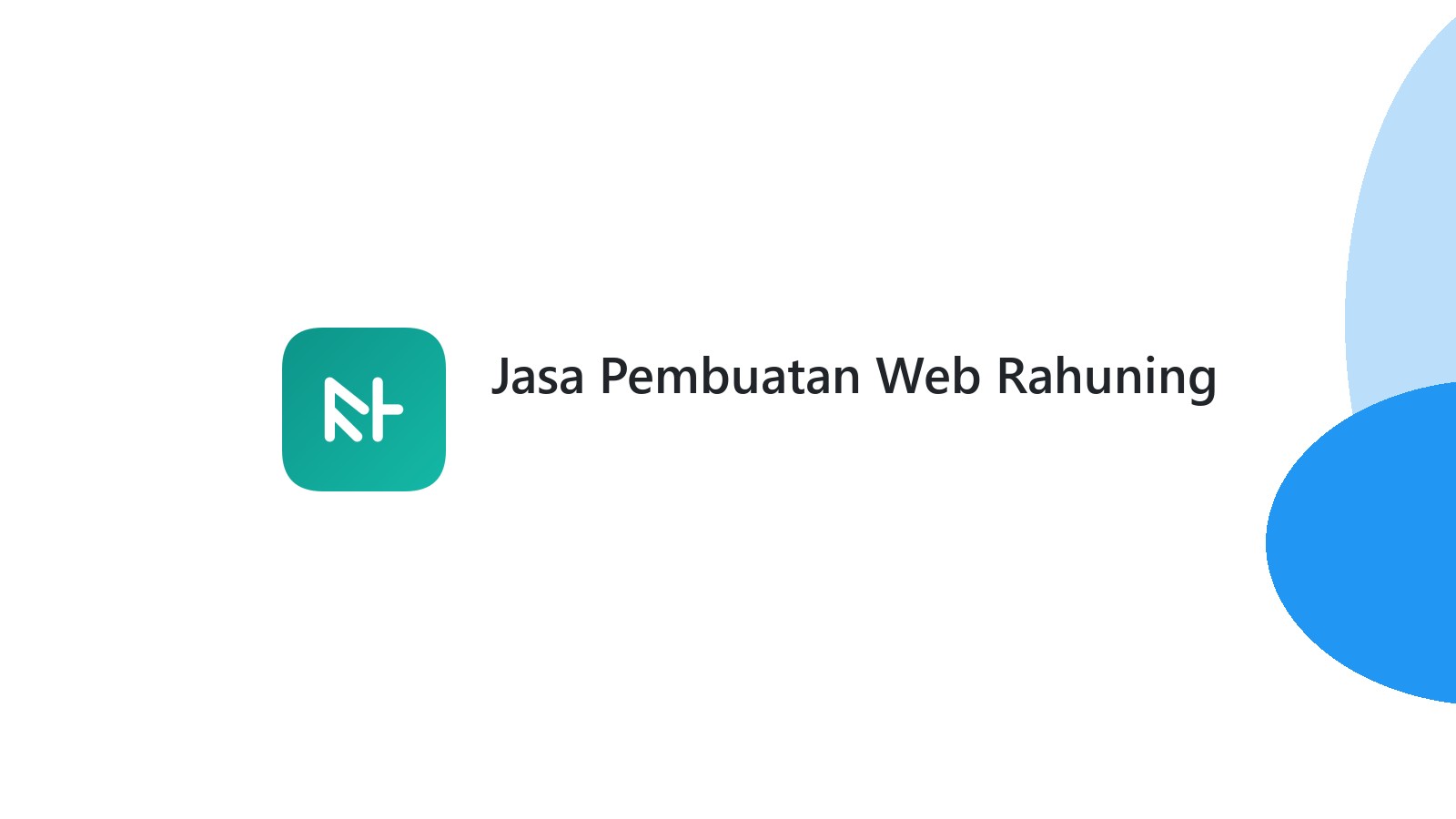 Jasa Pembuatan Web Rahuning