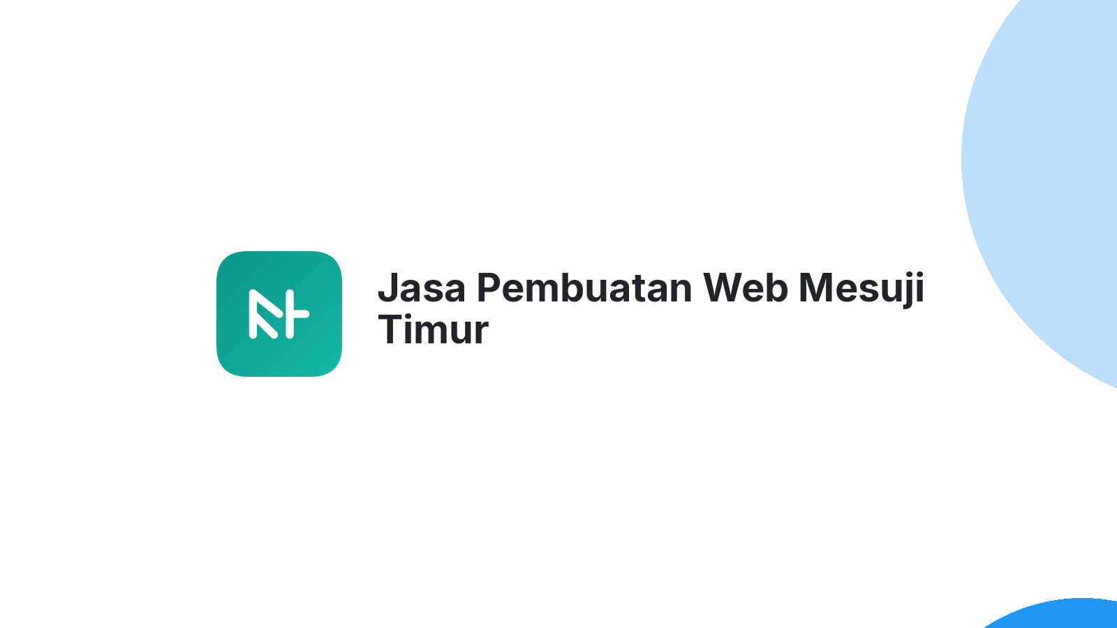 Jasa Pembuatan Web Mesuji Timur