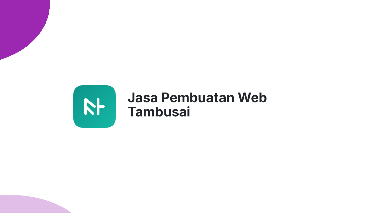 Jasa Pembuatan Web Tambusai