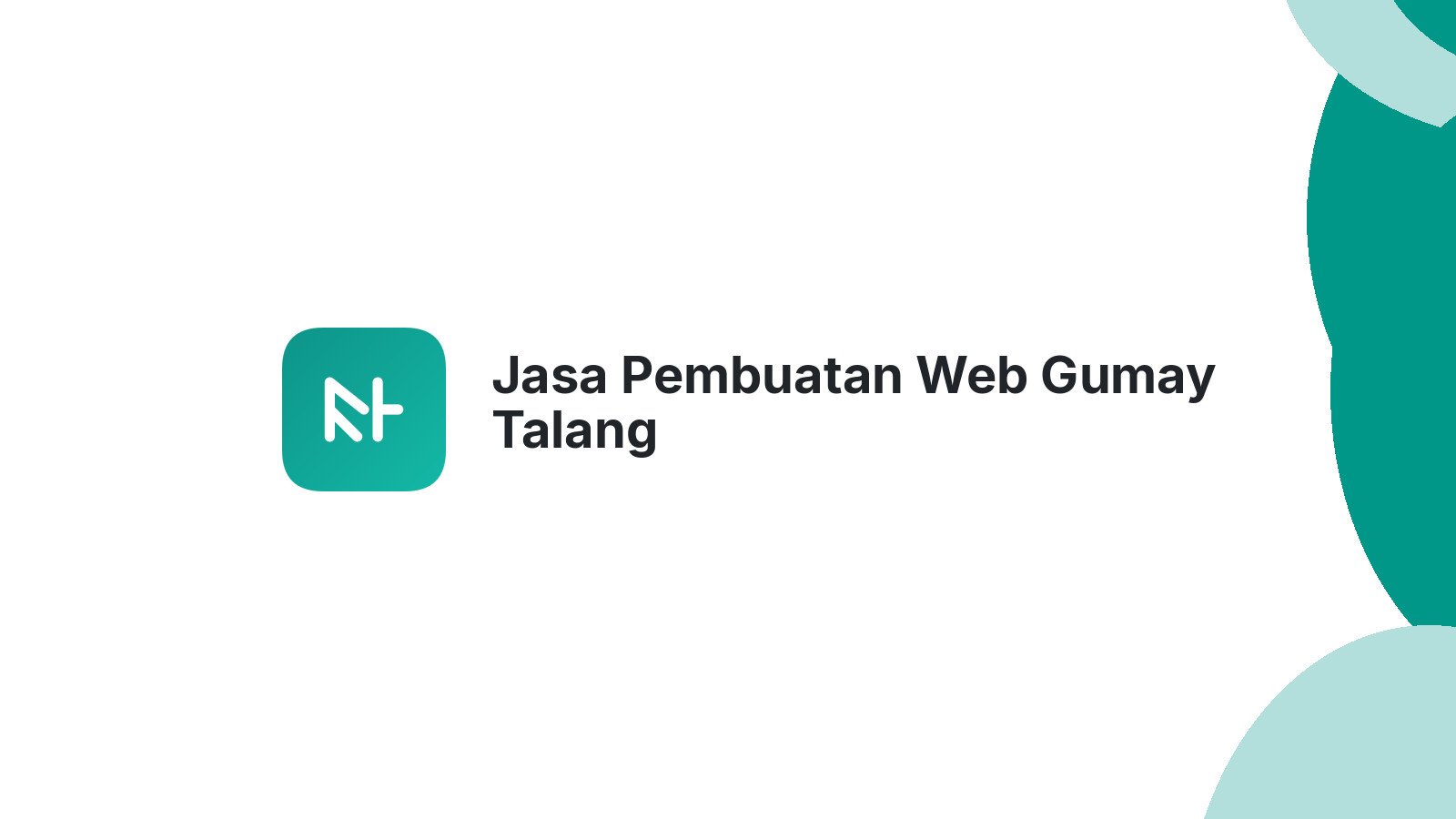 Jasa Pembuatan Web Gumay Talang