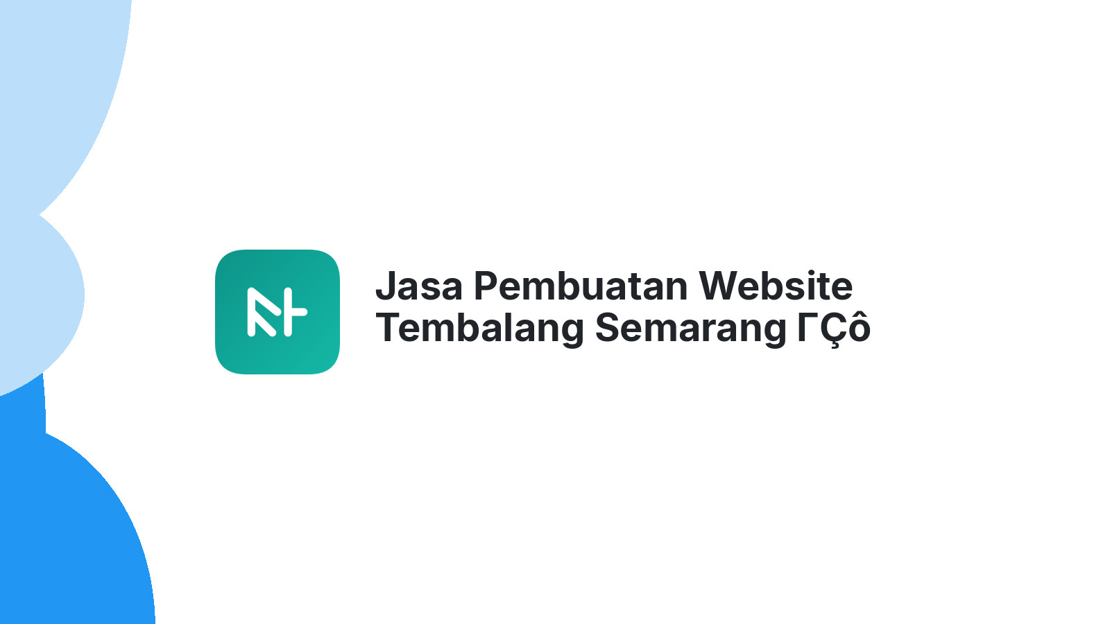Jasa Pembuatan Website Tembalang Semarang ΓÇô Optimasi Digital Bisnis