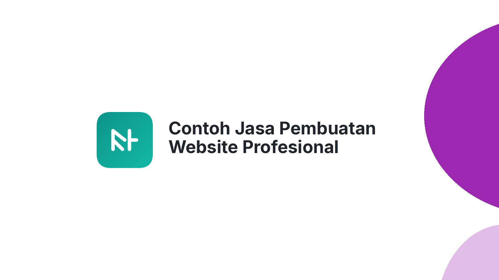 Contoh Jasa Pembuatan Website Profesional
