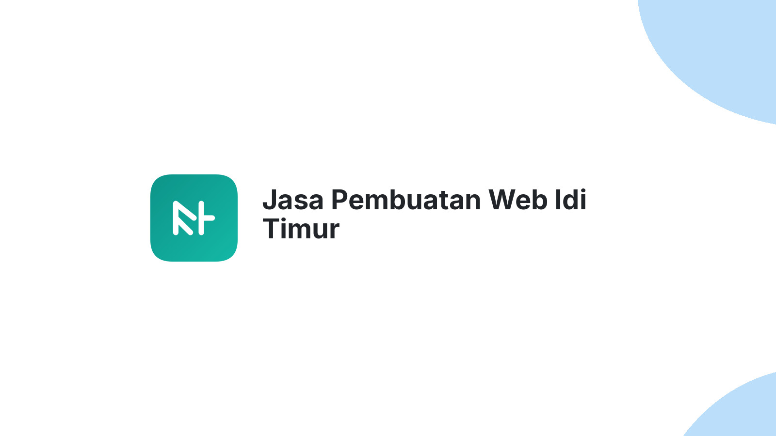 Jasa Pembuatan Web Idi Timur