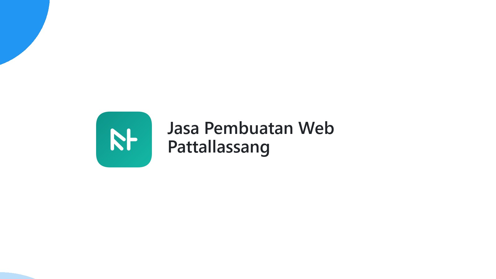 Jasa Pembuatan Web Pattallassang