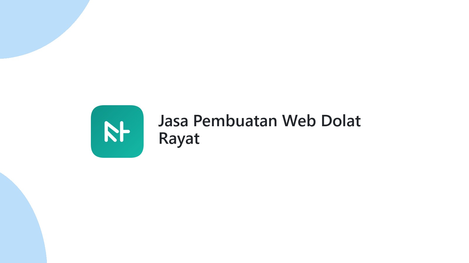 Jasa Pembuatan Web Dolat Rayat