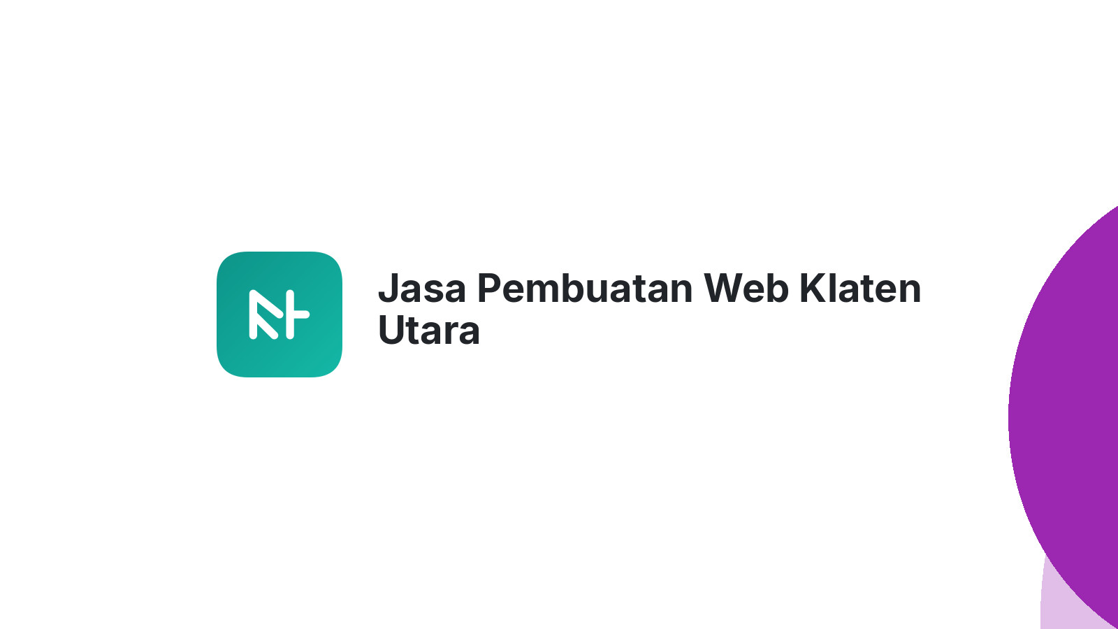 Jasa Pembuatan Web Klaten Utara