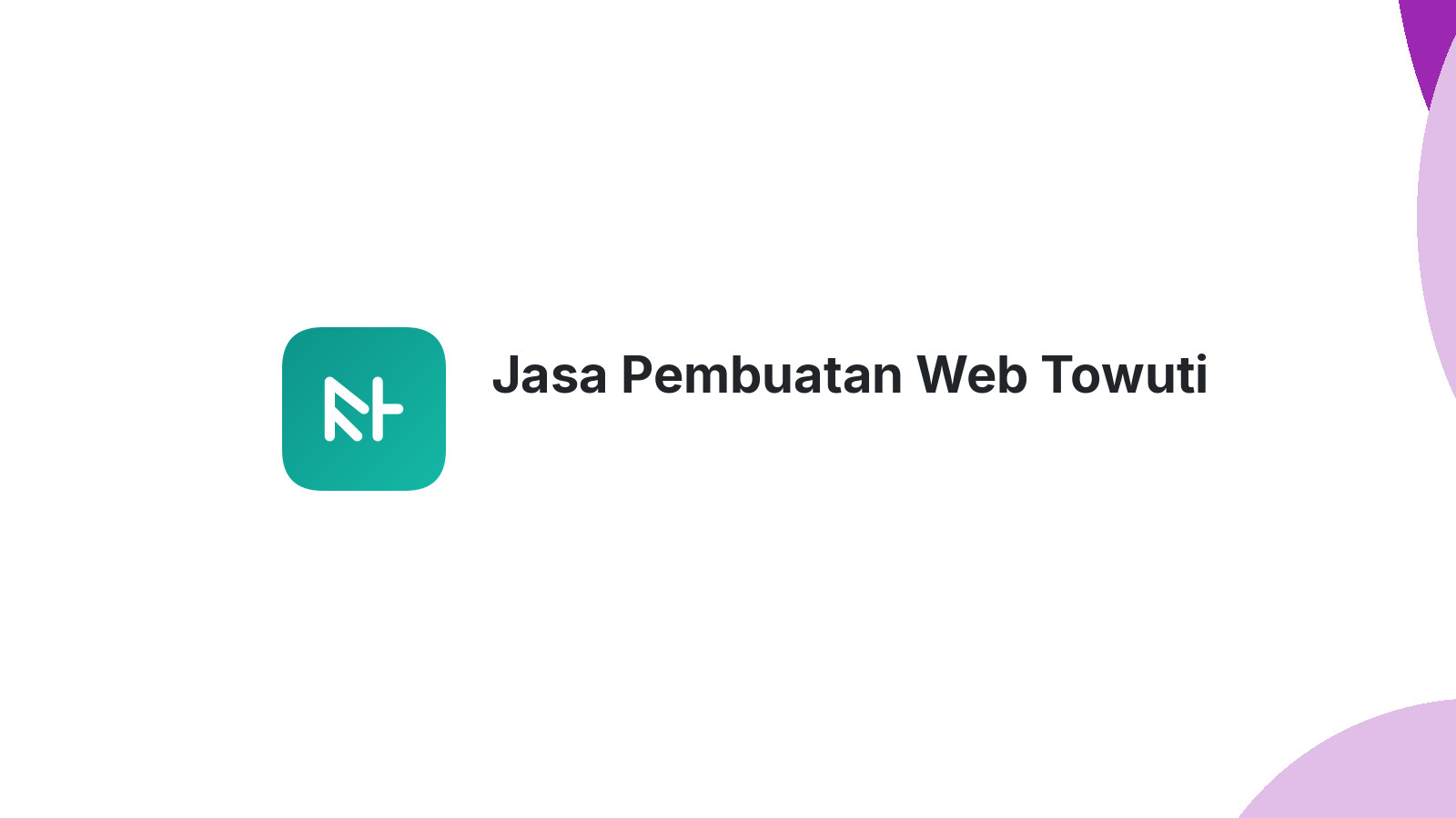 Jasa Pembuatan Web Towuti