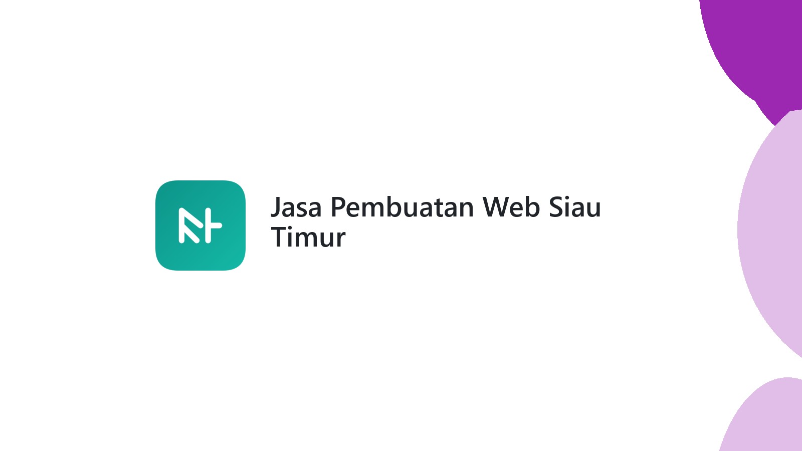 Jasa Pembuatan Web Siau Timur
