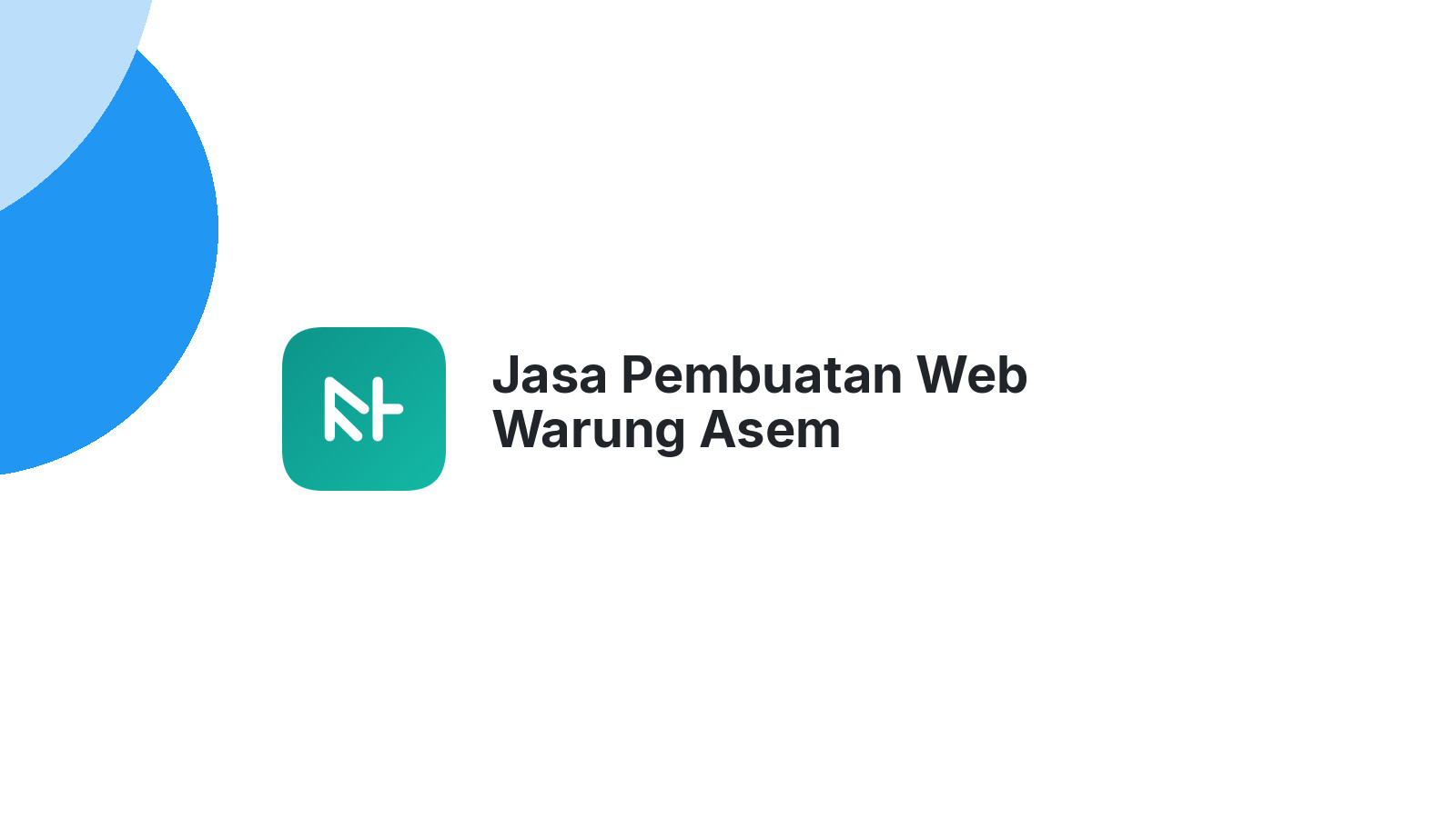 Jasa Pembuatan Web Warung Asem