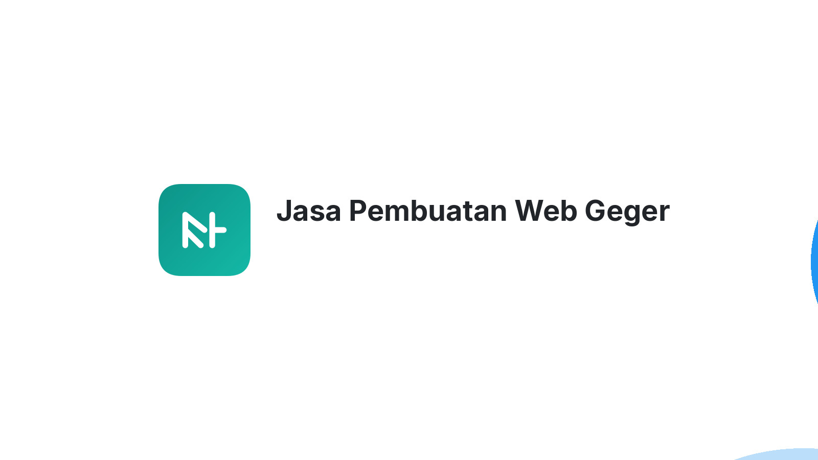 Jasa Pembuatan Web Geger