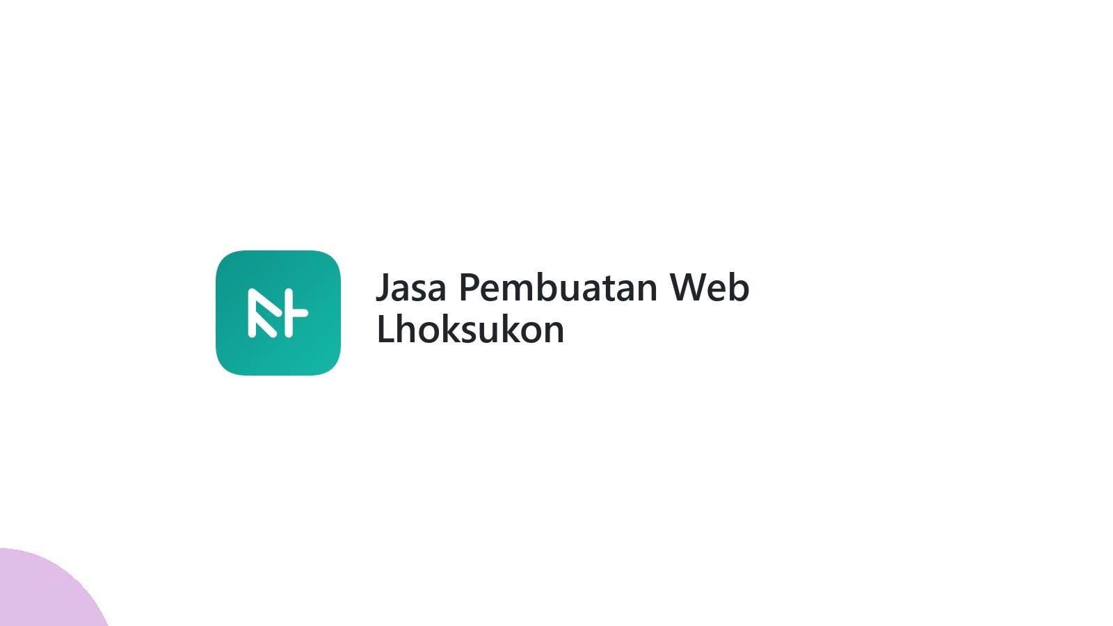 Jasa Pembuatan Web Lhoksukon