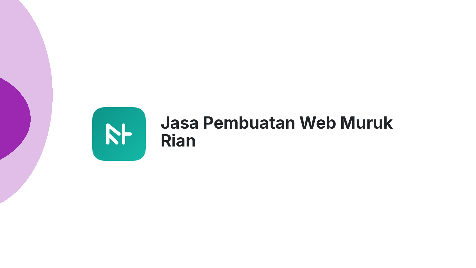 Jasa Pembuatan Web Muruk Rian