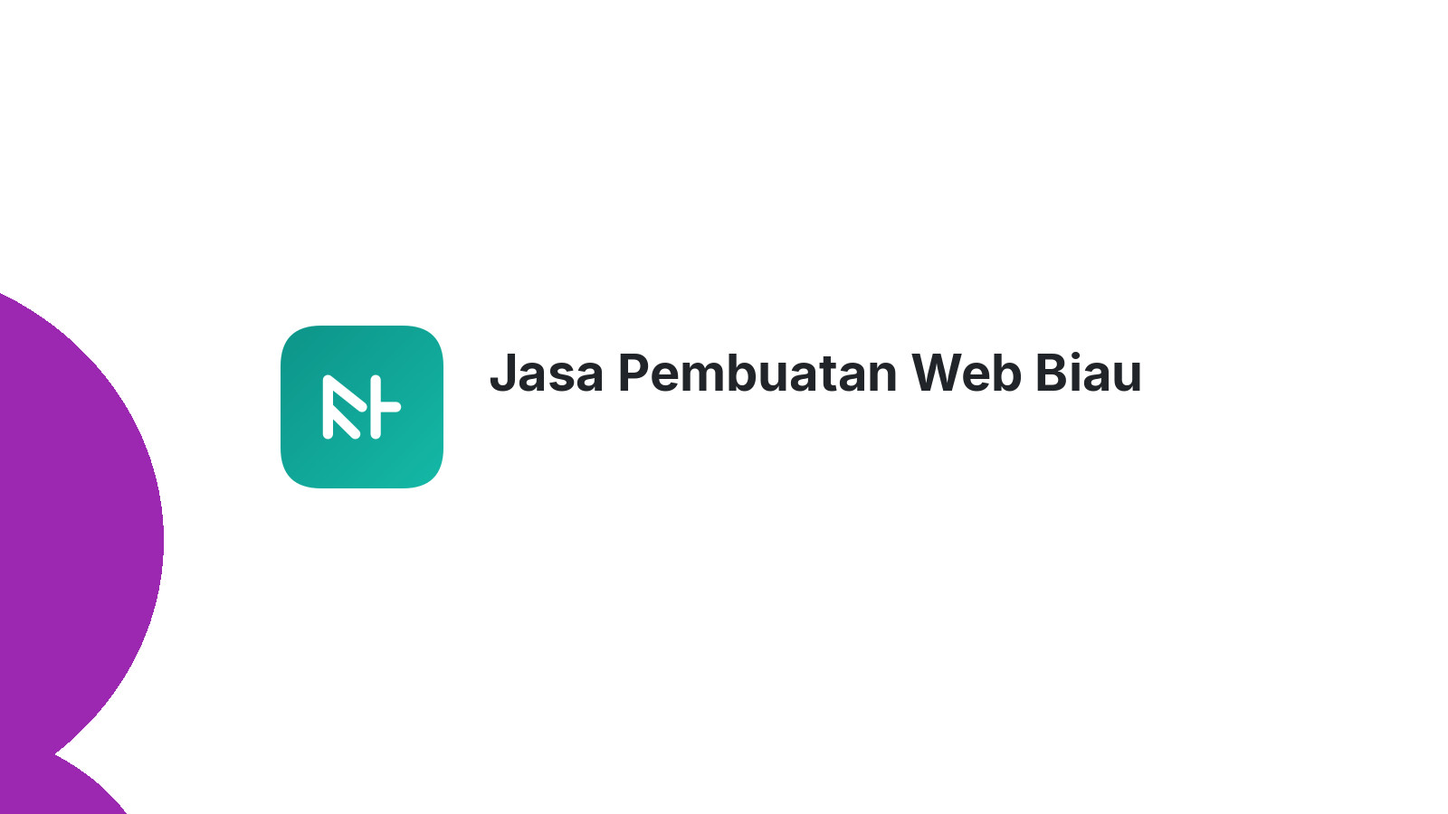 Jasa Pembuatan Web Biau