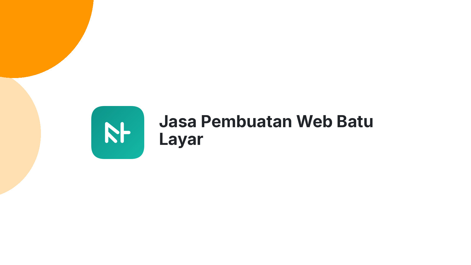 Jasa Pembuatan Web Batu Layar