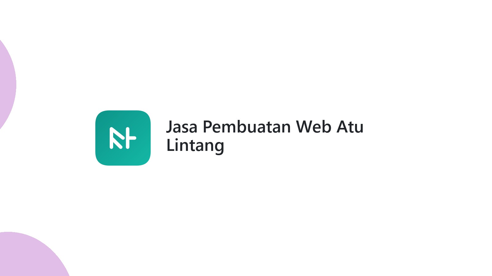 Jasa Pembuatan Web Atu Lintang