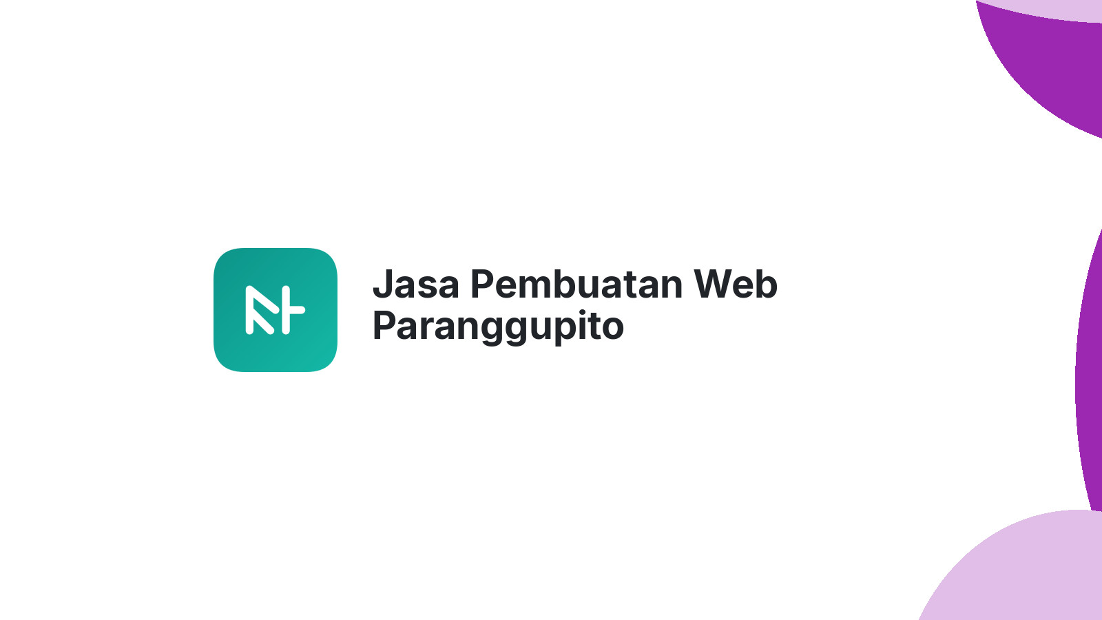 Jasa Pembuatan Web Paranggupito