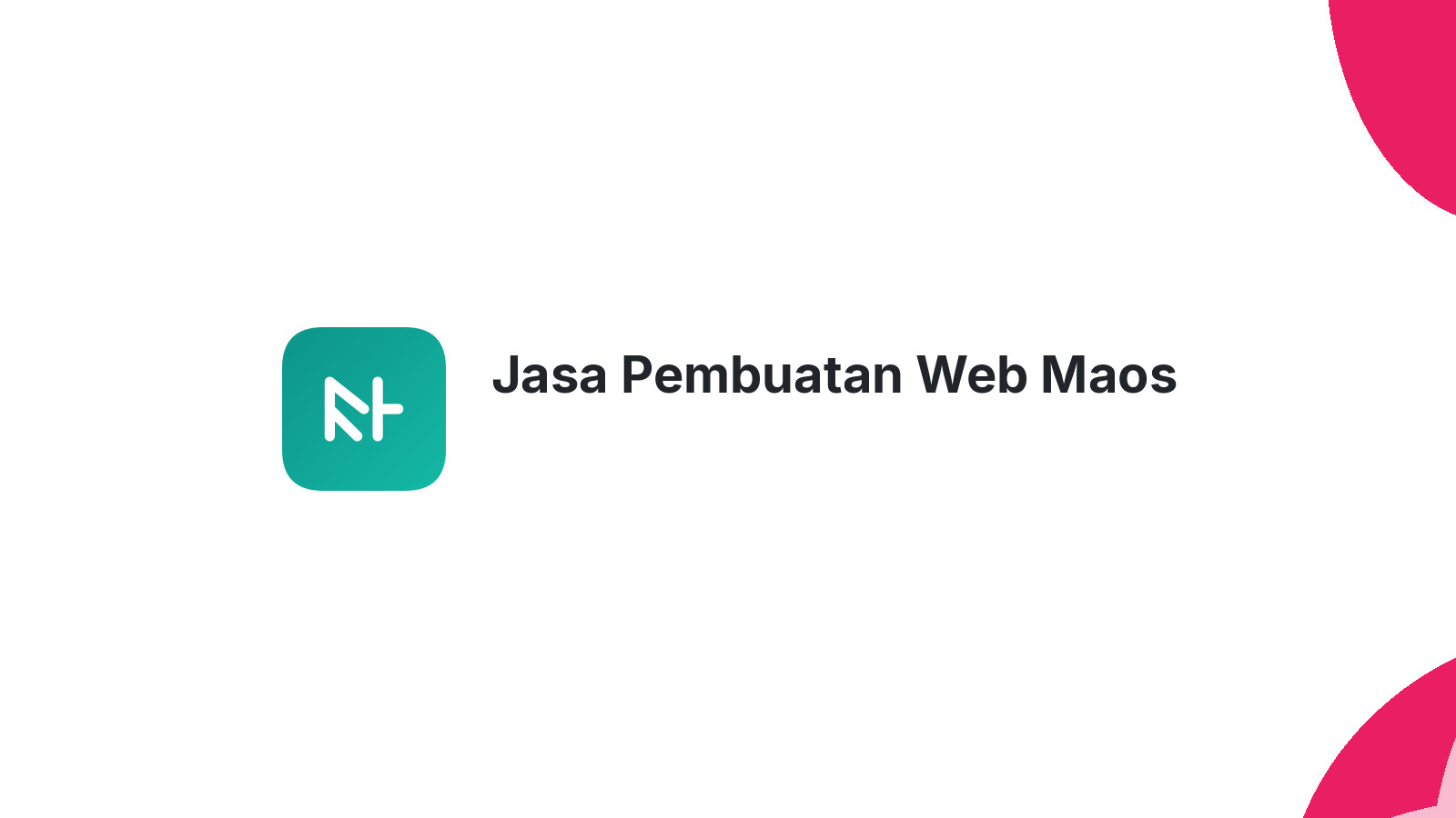 Jasa Pembuatan Web Maos