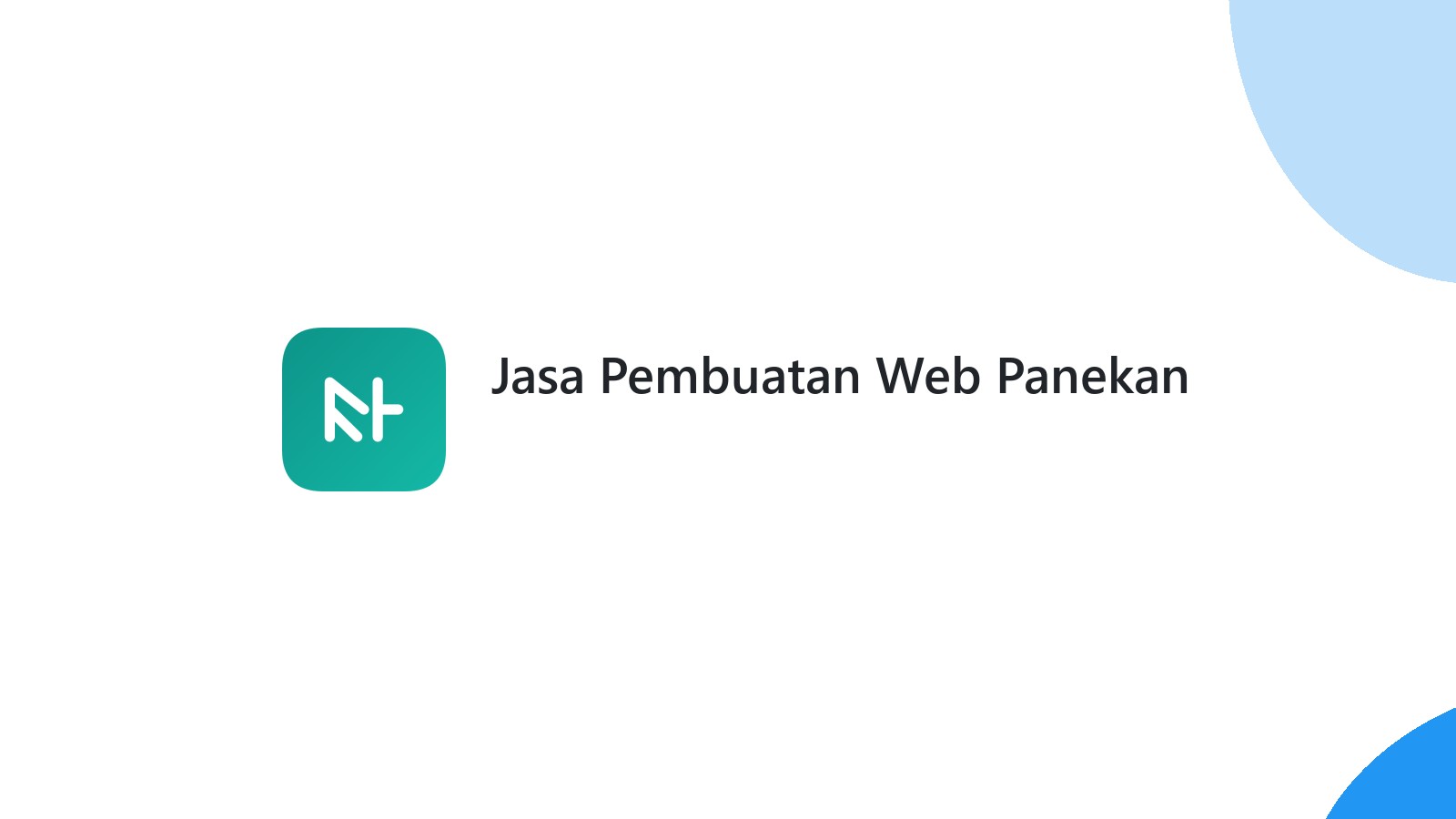 Jasa Pembuatan Web Panekan