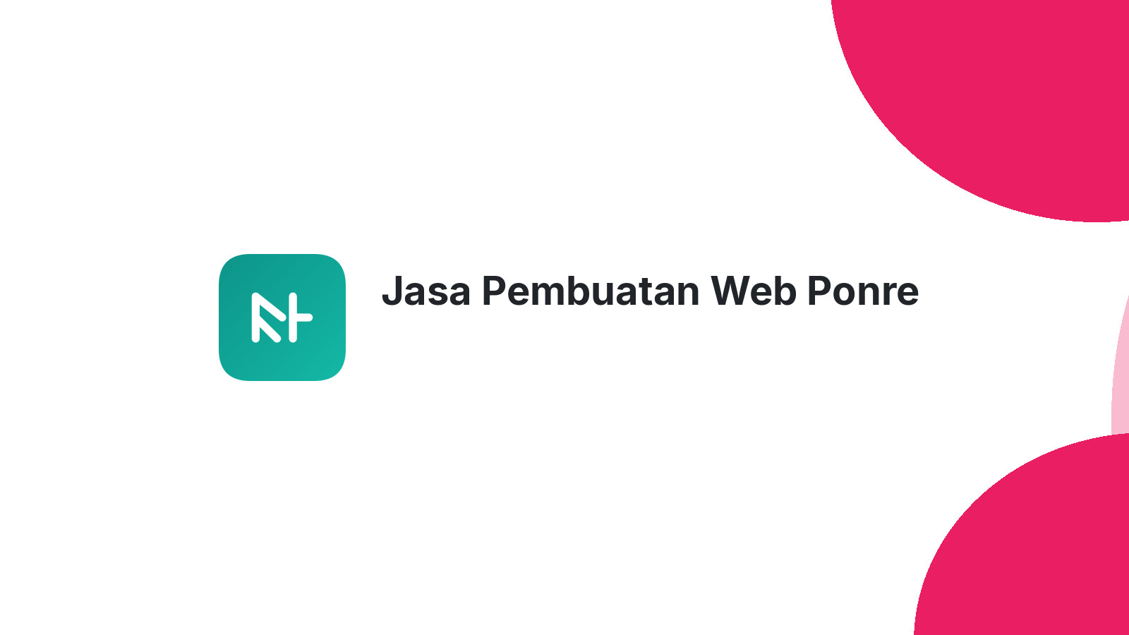 Jasa Pembuatan Web Ponre