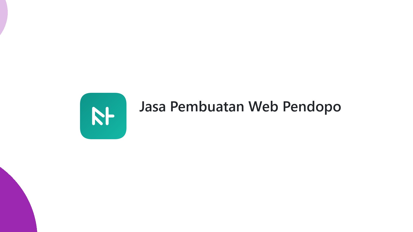 Jasa Pembuatan Web Pendopo