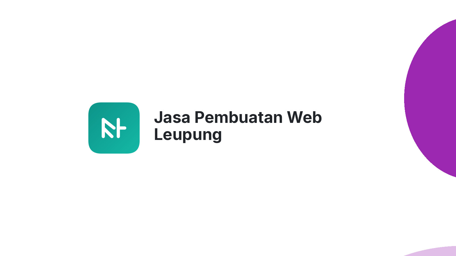 Jasa Pembuatan Web Leupung