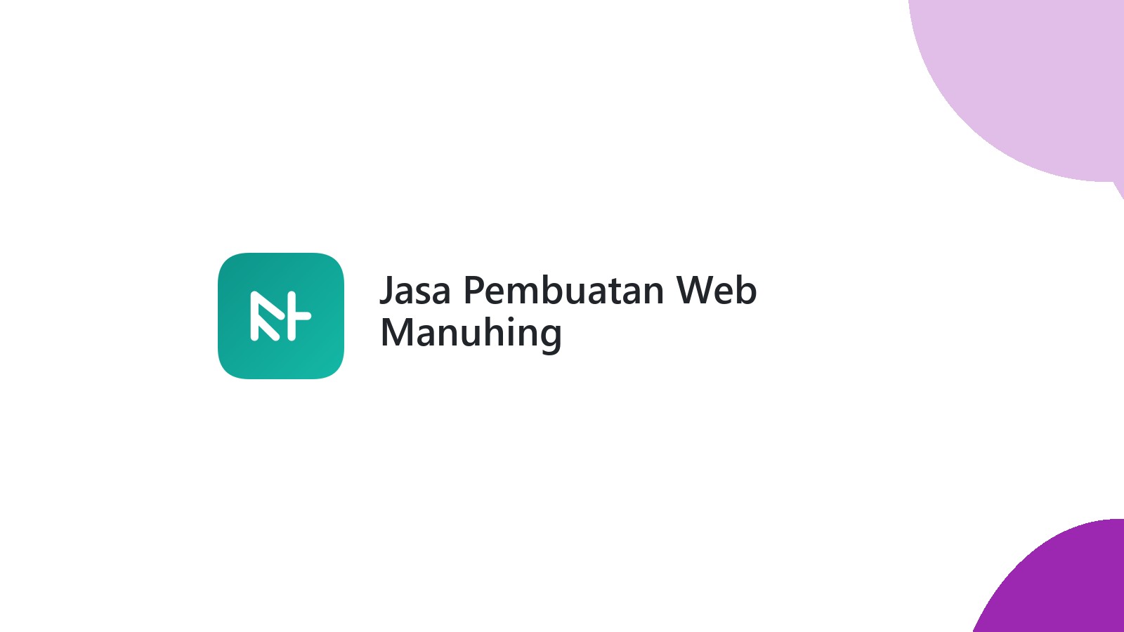 Jasa Pembuatan Web Manuhing